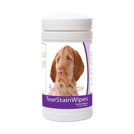 Healthy Breeds Wirehaired Vizsla Tear Stain Wipes - 70 Count, 70PK 840235172499